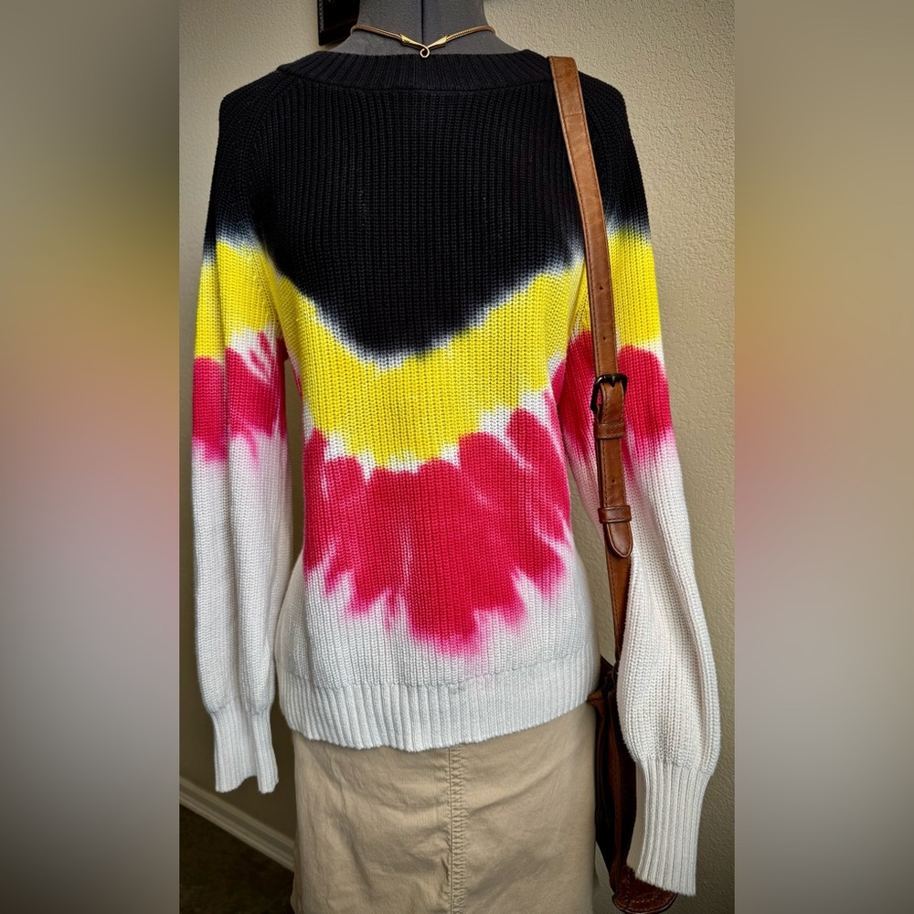 Anthropologie Knit 525 America Tye Die Sweater S